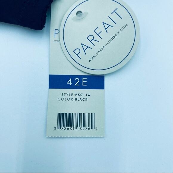 Parfait Strapless Black Bra Special Occasion Cocktail - 42E - Picture 3 of 5